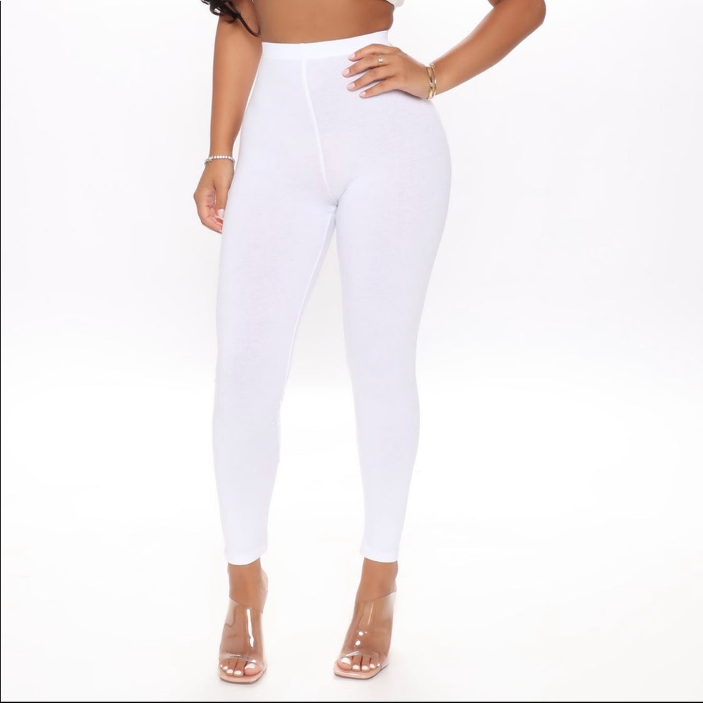white leggings